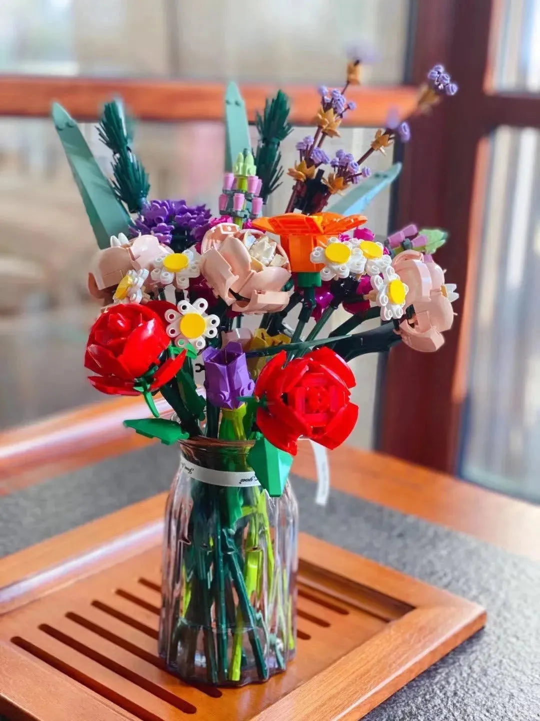 Flower Arrangement Assembling Building Block Toy - Bellarte Enchanté Flower Arrangement Assembling Building Block Toy